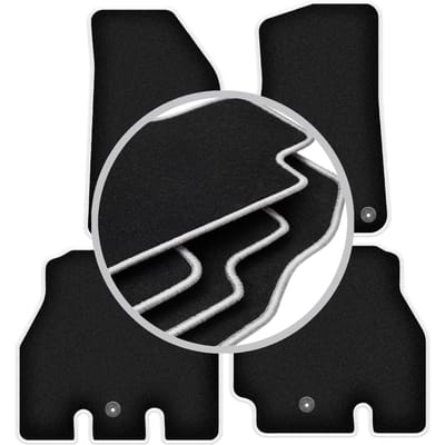 CARLUX-SILVER automatten voor: Jeep Wrangler JL 5-deurs (2018-2023)