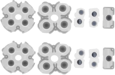 Allecto - Controller Rubber Silicone Knoppenpads - Voor PlayStation 5 - 2 Sets - Verbeterde grip - Schokabsorberend - Gemakkelijk te installeren - ...