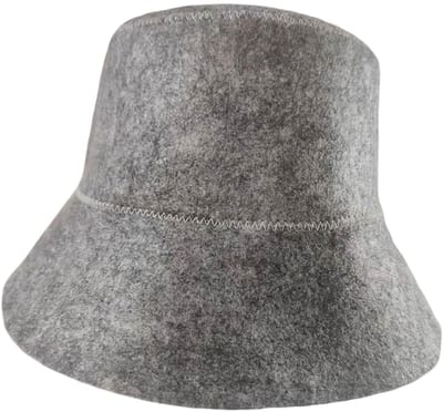PolkaHome® Saunahoed, Sauna Muts – Sauna Hoed van Wolvilt | Premium Sauna Accessoires Vilten saunakap, vilten muts, vilten hoed, muts voor sauna