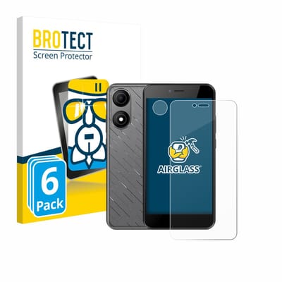 Screenprotector 6 Stuks voor HTC Wildfire E5 Life (Voor+Camera) Beschermglas transparant