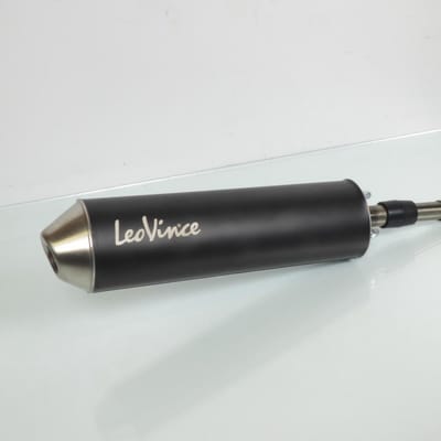 Pot d échappement Leovince pour Moto Derbi 50 Senda R X-Trem Eu2 3408BN /HM V6 noir passage bas Neuf