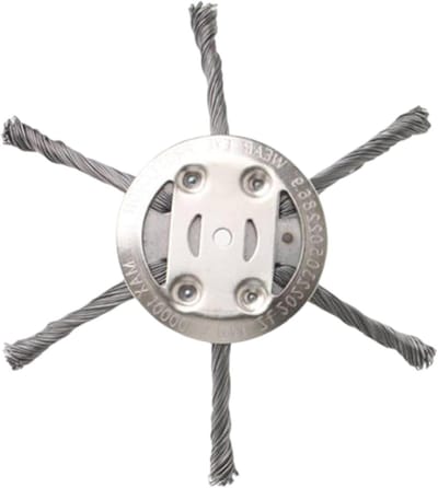 Vervangende Grastrimmerkop - Staaldraad Kop - Gazon Onderhoud - Eenvoudige Installatie - 17 cm - Zilver