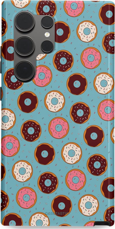 Casetastic Hoesje Geschikt voor Samsung S24 Ultra - Stijlvolle Beschermende Duo-layer Case - Donut Dromen