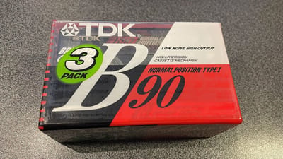 TDK B90 3-Pack | Normal position | Type 1