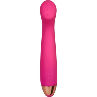 Genopte G-Punkt siliconen vibrator, oplaadbaar, 18 cm