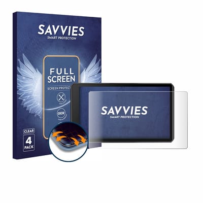 Savvies - Screenprotector voor Garmin zumo XT3 6" - Folie Beschermfolie transparant volledig dekking 4 Stuks