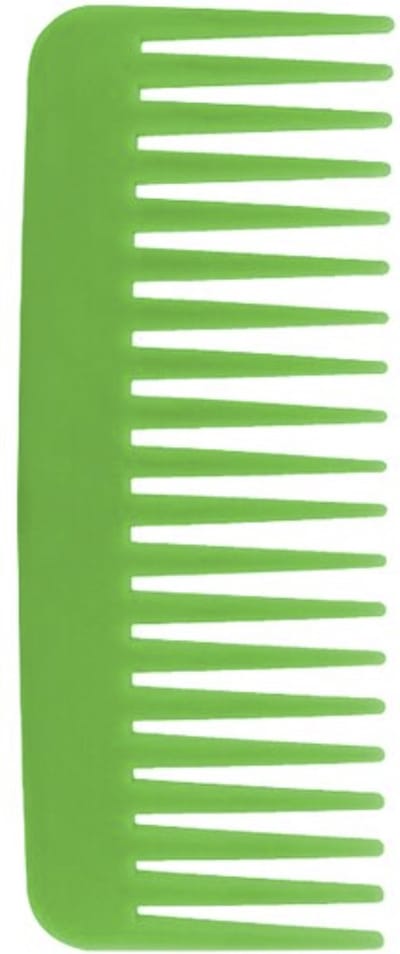 Cabantis Brede Kam 20 Tanden - Styling Tool - Wide Tooth Comb - Kapper Kam - Haar Accessoire - Groen