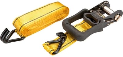 Topex - Bagageriem - 4.5 m x 30 mm - Mechanisme - Stalen Zaczepy