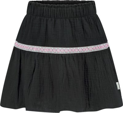 B.Nosy meisjes rok Mousseline  Black - Maat 104