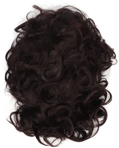 Dailygoods- Herenpruik Korte Krullende Haarstijl - Ademend Gaasontwerp - Verstelbare Gesp - Stevig Dragen - Echte Look - Perfecte Pasvorm - Haarpruik
