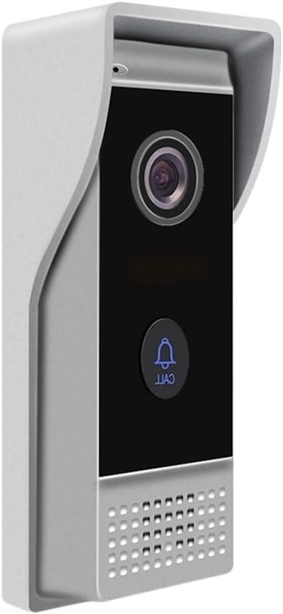 Videodeurbel Set - Deurbel Camera - Veiligheid Thuis - 1080p HD Beeld - 7 Inch Monitor - Zwart