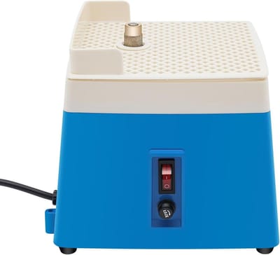 Glazen Schuurmachine - Mini Slijper - Glas Bewerken - Met Water Reservoir - 65W 4200 RPM - Blauw