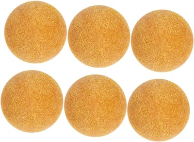 Tafelvoetbal Ballen - Mini Voetballetjes - Spel en Plezier - Duurzame ABS Constructie - 3.6 cm Diameter - Geel