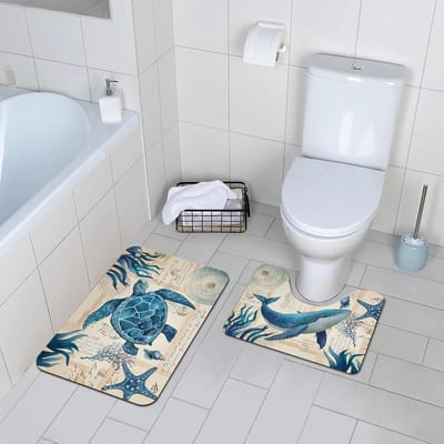 Goodivery ® Binnenhuisdecoratie Waterabsorberende Badmatten Set van 2 met Antislipfunctie