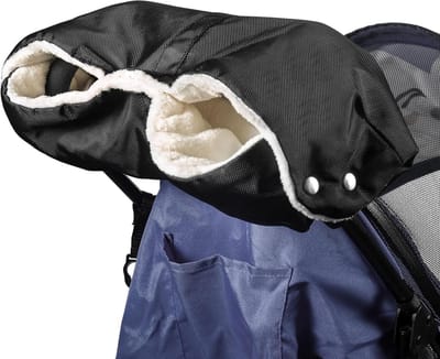 Kinderwagen Handmuff - Warme Handen - Winter Wandelingen - Waterdicht Winddicht - 55 x 48 cm - Zwart