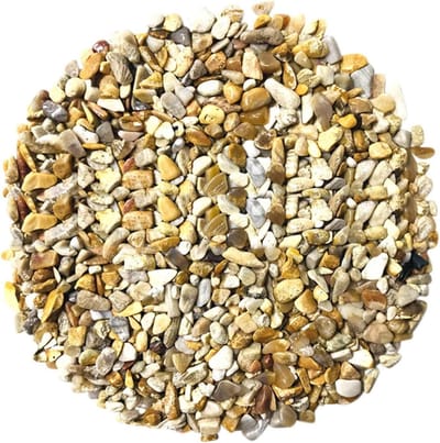 Decoratieve Stenen - Rivierkeien Grind - Planten Decoreren - Natuurlijke Gladde Kiezels - 100 gram - Groen