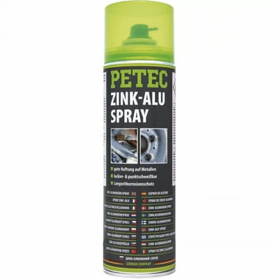 Petec Zink spray aluminium 500 ml