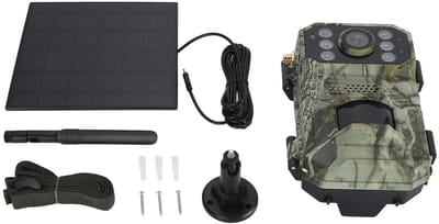 Dailygoods- Wildlife Camera 4K 14MP - 4G LTE - Bewegingsdetectie - Nachtzicht - Groothoek 120° - Waterdicht IP66