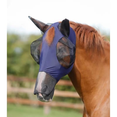 Anti-Vliegenmasker voor paarden Premier Equine Comfort Tech Xtra Lycra