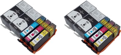 KATRIZ® huismerk ink 4x HP934XL Zwart + 2x HP935XLCyaan + 2x HP935XL Magenta + 2x HP935XL Geel | voor HP OfficeJet Pro 6230 / 6800 / 6820 / 6831| 10 stuks
