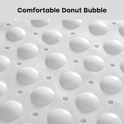 Rubber Hoek Douchemat - Antislip douchemat - 54x54 cm - Mat voor in de Badkamer - Antislipmat Douche - Badmat Antislip - Antislipmat Douche met zuignappen