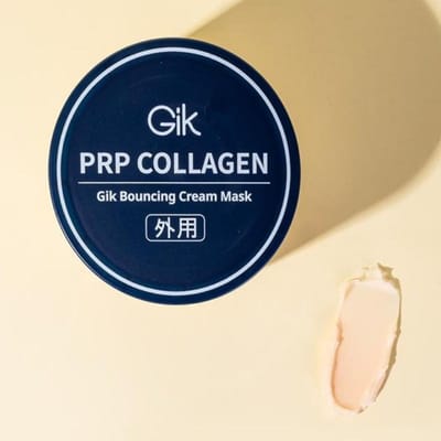 GIK PRP Collagène Rebond Concentré Hydratant Masque de Nuit Pack 100ml/200ml 100ml beige