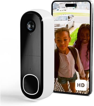 ApexArte® Deurbellen met Camera - Video Deurbel - Draadloos - Full HD