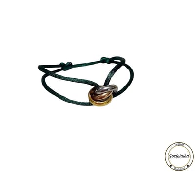 Soraro Tricolor Armband | Groen | Goldplated | Soraro Armbanden | Cadeau voor haar | verjaardag vrouw