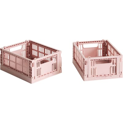 HAY Colour Crate Mini set van 2 - blush