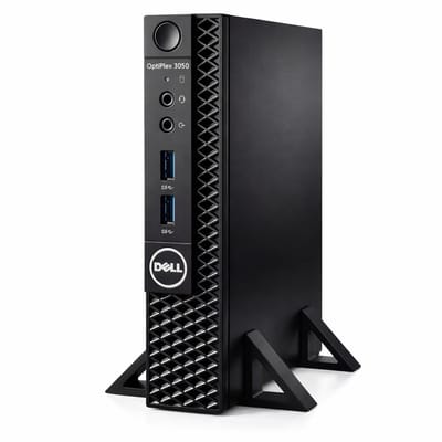 Verticale Standaard Geschikt voor Dell OptiPlex 3050 Micro – Mini PC Houder – Desktop Stand – Bureau Organizer – Zwart
