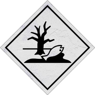 ADR milieugevaarlijke stoffen bord | Sign Again materiaal | 10 x 10 cm