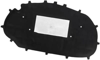 Motorkap Isolatie - Hittebescherming Pad - Motor Beschermen - Duurzaam Hittebestendig Materiaal - One Size - Zwart