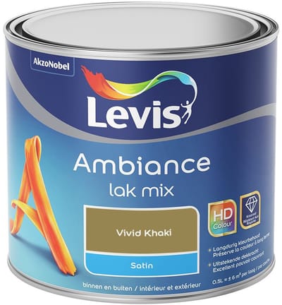 Levis - Ambiance Lak Satin Mix - Vivid Khaki - Mengverf - 0,5 L
