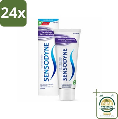 Sensodyne Tandpasta Gum Protection 75 ml - Voordeelverpakking - 24 stuks - Tandpasta - Gevoeligheid