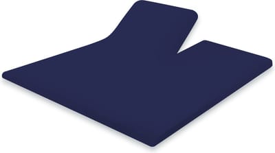 Eleganzzz Splittopper Hoeslaken Katoen Perkal - Donker Blauw - 160x200cm - Split Enkel - Single Split Topper - Hoeslakens - Tweepersoons