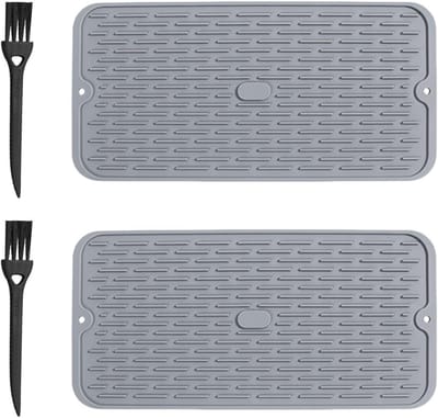 Multifunctionele Siliconen Ontwateringspads en Reinigingsborstels voor Keuken, Ideaal voor Pannen en Borden, Keukenaccessoires