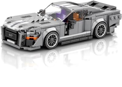 Reobrix 682 - raceauto bouwen - speelgoed - 437 pcs - 14+ - grijs