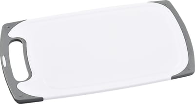 Snijplank - wit - 15 x 25 cm - kunststof - anti-slip - Keukenbenodigdheden - Keukenbenodigdheden