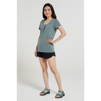 Mountain Warehouse Dames/Dames Agra Sneldrogend T-shirt (Kaki Groen)