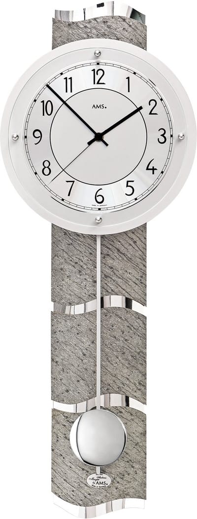 AMS 5216 moderne wandklok RC quarts slinger uurwerk