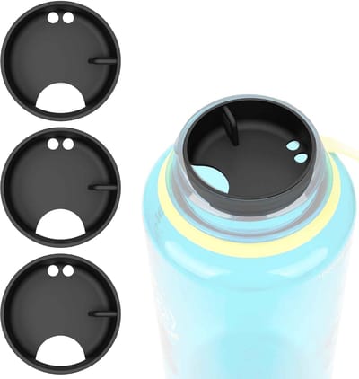 JHUBERS - 4 Stuks Siliconen Spatbescherming voor Waterflessen