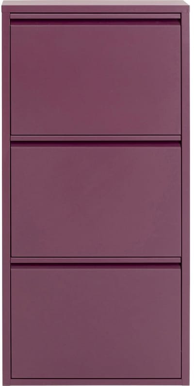 Schoenenkast Caruso paars 3 laden Kare Design