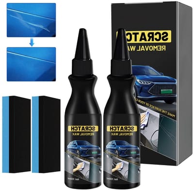 Krashersteller voor Auto's - Effectieve Crème voor het Verwijderen van Krassen op Lak, Metaal en Plastic met Nano Vultechnologie (100ml*2)