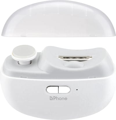 DrPhone NailPro – 3 In 1 Elektrische Nagelknipper – Knippen/Slijpen/Polijsten – Ingebouwde Verlichting – Draagbaar Ontwerp – Nagelverzorging - Wit