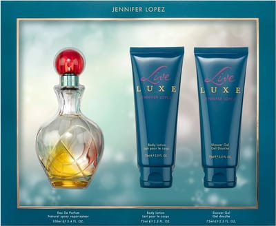 Jennifer Lopez Set Live Luxe Eau De Parfum Spray 100ml Body Lotion 75ml Shower Gel 75ml