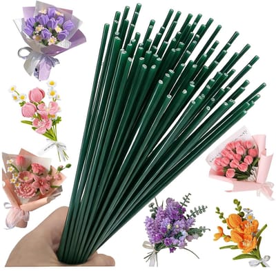 Bloemistdraad - Bloemenbinddraad - Bloemen Schikken - Gepoedercoat - 2 mm - Groen