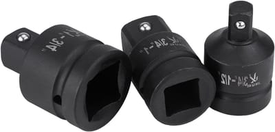 Krachtige Slagschroevendraaier Set met 8 Doppen, 1/4, 3/8, 1/2 en 3/4 Inch, Ideaal voor Klussen en Onderhoud
