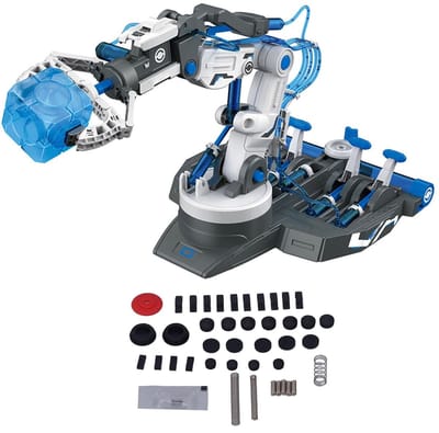 Dailygoody - Doe-het-zelf hydraulische robotarm - Educatief speelgoed - Grijparm voor kinderen - Bouwpakket - Hydraulisch principe - Geschikt voor 0-8...