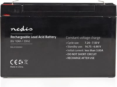 Nedis BALA100006V - UPS battery - Lead Acid - 10000 mAh