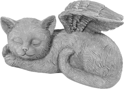 Herdenkingsbeeld huisdieren - levendig en duurzaam van hars - zonbestendig - binnenshuis gebruik - kattengel
